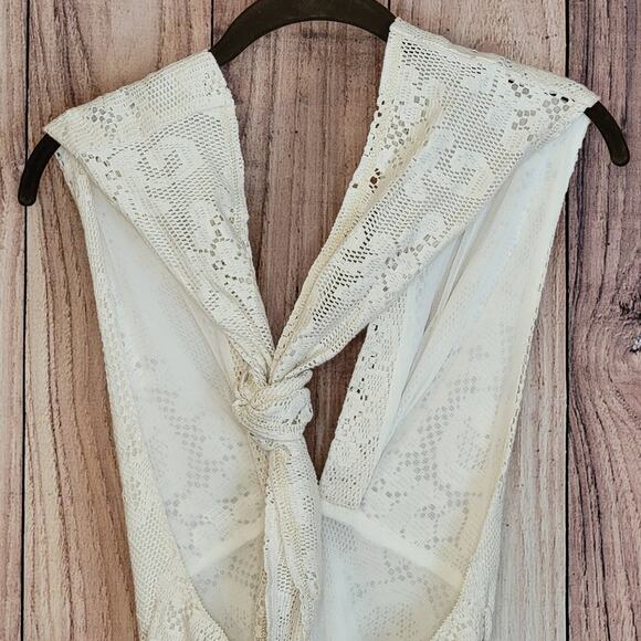NWT Mes Demoiselles Fanti Lace Bodysuit Cream, Sz 2 US M - Picture 6 of 10